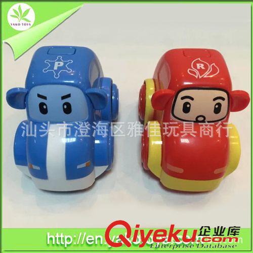 慣性產(chǎn)品 韓國ROBOCAR POLI Q版變形機(jī)器人卡通慣性車 珀利警車