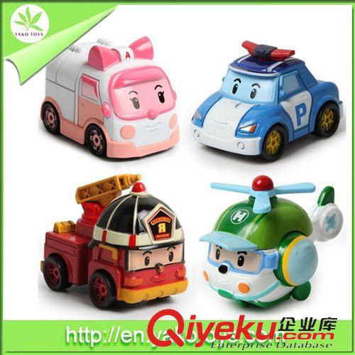 推薦產(chǎn)品 爆款韓國Q版珀利變形機器人robocar poli 合金車組合