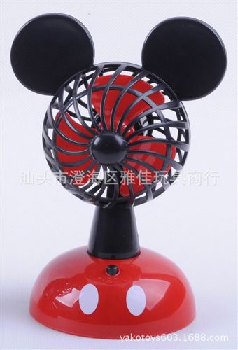 夏天玩具 卡通米奇米妮夏天電風(fēng)扇原始圖片2