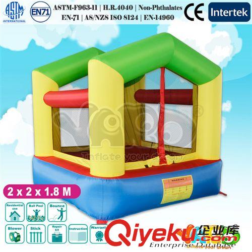 2014新品 批發(fā) 新款家庭幼兒園充氣蹦床 家用充氣淘氣堡小型充氣蹦蹦床