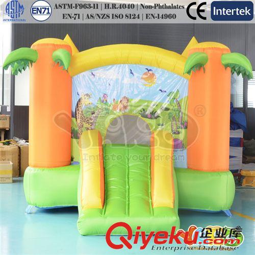 2014新品 廠家直銷(xiāo) 室外廣場(chǎng)家用小型充氣淘氣堡 兒童充氣蹦床滑梯原始圖片3