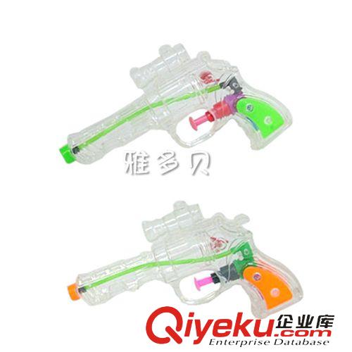 水槍玩具 廠家生產(chǎn) 噴射塑料水槍玩具 白色透明左輪水槍玩具 BT-21原始圖片2