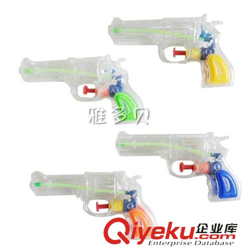 水槍玩具 熱銷推薦  塑料噴射水槍玩具 白色透明左輪水槍玩具 BT-53