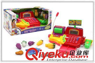 過(guò)家家玩具 熱銷(xiāo)兒童過(guò)家家玩具音樂(lè)燈光收銀機(jī)，電動(dòng)收銀機(jī)玩具原始圖片2