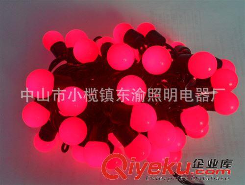 LED圣誕燈串 廠家生產(chǎn)LED球泡燈串，圣誕燈飾，景觀裝飾串燈