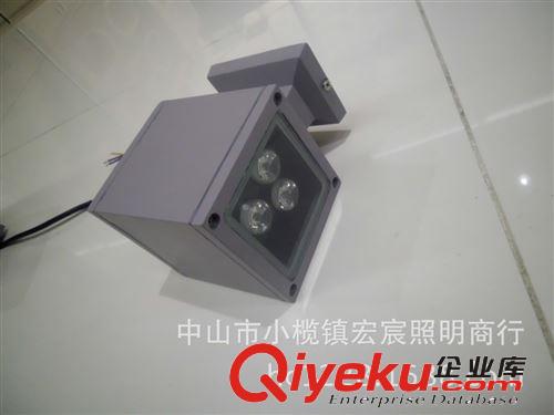 LED戶外壁燈 雙頭方形 6WLED防水戶外壁燈 2*3Wled大功率室外壁燈 成品外殼