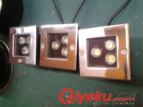 LED地埋燈 方形3w  LED大功率地埋燈 戶外防水 低壓24Vled埋地?zé)?燈具批發(fā)原始圖片2