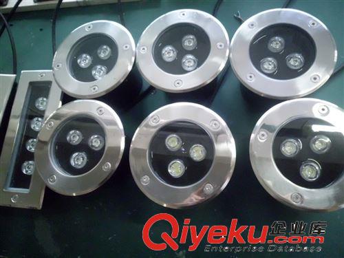 LED地埋燈 大功率圓形戶外防水3W LED地埋燈 led3W埋地?zé)?成品外殼批發(fā)