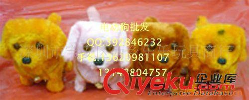 地攤熱銷玩具 407電動前進倒退毛毛狗眼睛發(fā)亮?xí)须妱庸冯妱用q玩具電動玩具原始圖片2
