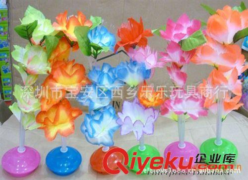 可混批少量產品 179全國熱銷七彩閃光大花朵光纖花12裝光纖燈滿天星裝飾房間用品