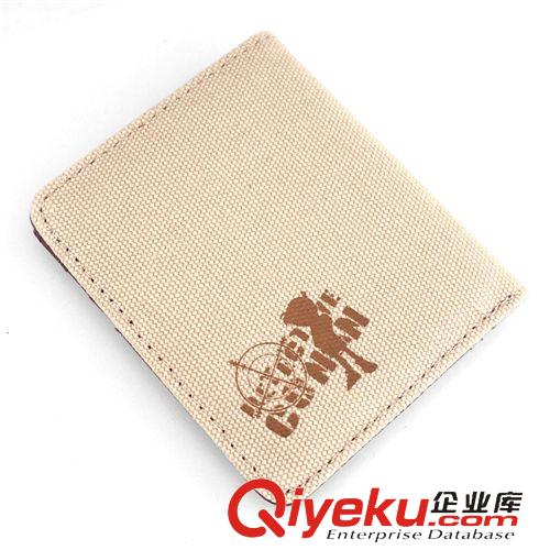 柯南 名zt柯南周邊錢包灰原哀基德豎版帆布錢包動漫卡通廠家直銷批發(fā)原始圖片2