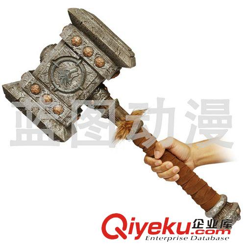 PU發(fā)泡武器 戰(zhàn)錘之魔獸世界Cosplay道具游戲角色道具 仿真PU武器發(fā)泡戰(zhàn)錘