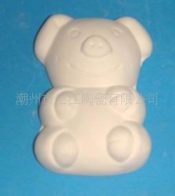 DIY 陶瓷面具，粉盒，錢罐，風(fēng)鈴 DIY陶瓷面具 DIY面具 卡通熊面具原始圖片3