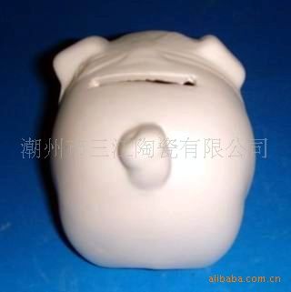 DIY 陶瓷面具，粉盒，錢罐，風鈴 DIY陶瓷錢罐 陶瓷錢罐 陶瓷豬錢罐 DIY錢罐原始圖片2