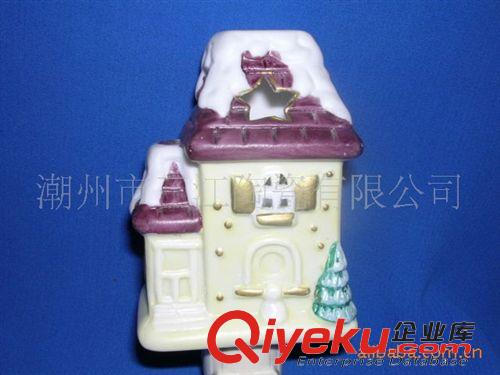 陶瓷小夜燈 香熏圣誕小屋陶瓷小夜燈（廠家直銷）