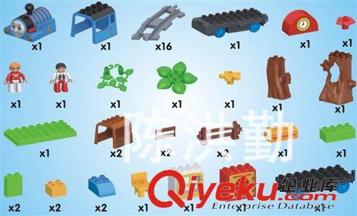 卡通益智玩具（四大系列） 卡通益智玩具 智力電動(dòng)托馬斯積木軌道 兒童益智玩具 拼裝積木車原始圖片3