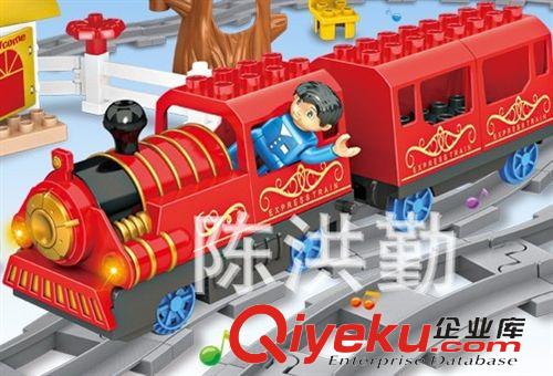 卡通益智玩具（四大系列） 卡通益智玩具電動積木玩具 火車音樂燈光玩具軌道車 奶粉贈品禮品原始圖片2