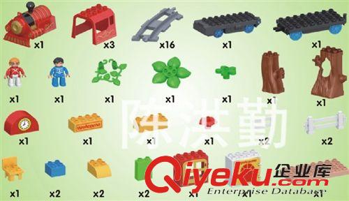 卡通益智玩具（四大系列） 卡通益智玩具電動積木玩具 火車音樂燈光玩具軌道車 奶粉贈品禮品原始圖片3