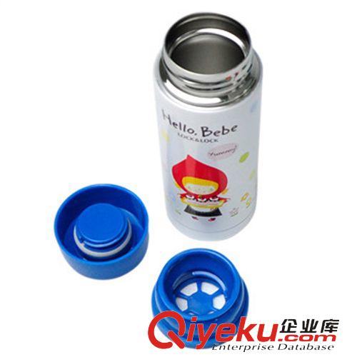 新品上架 樂(lè)扣樂(lè)扣Hello Bebe圓點(diǎn)保溫杯HBB318 不銹鋼可愛(ài)真空保溫杯250ML