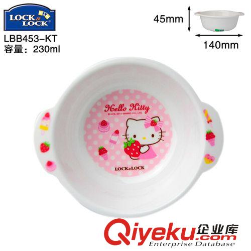 韓國(guó)zp樂扣樂扣 LOCK&LOCK樂扣樂扣Hello Kitty樂扣兒童密胺餐具套裝KT貓餐具批發(fā)