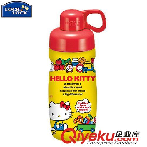 韓國zp樂扣樂扣 授權(quán) 樂扣樂扣HELLO KITTY不銹鋼進口卡通隔熱帶蓋小碗LKT480-OKR