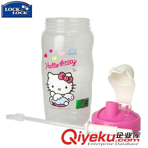 用品其它 授權(quán)樂扣樂扣 Hello Kitty便攜指環(huán)杯HPP726T-DKT玫紅兒童吸管杯