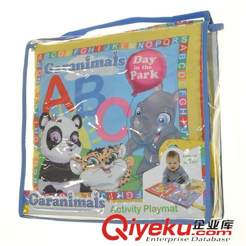 寶寶圖書掛圖 softplay寶寶布書早教游戲墊毯子立體啟蒙布書學英文字母益智圖書