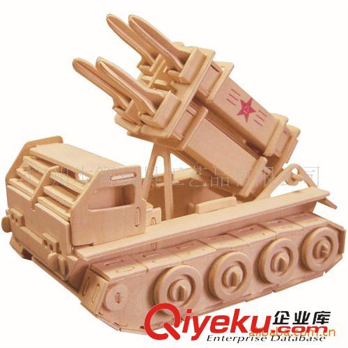 軍事武器航空航海 愛國導彈四聯(lián)木制fzmx 立體DIY拼圖玩具 益智玩具批發(fā)原始圖片2