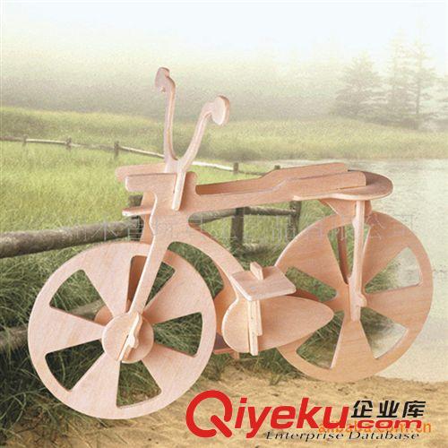 各類車模 供應仿真法拉利四聯木制模型 立體拼圖DIY拼裝模型益智模型專賣