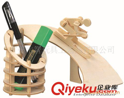 筆筒星座樂器燈籠 專業生產滑雪四聯3D木制fzmx 立體拼圖DIY 拼裝模型益智玩具原始圖片2
