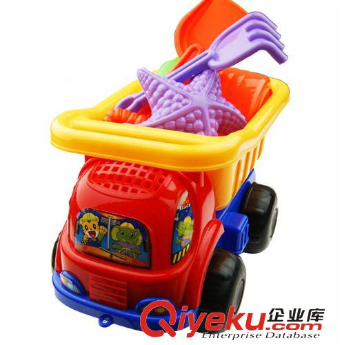 交通工具/工程車 【人氣爆款】兒童沙灘車玩具套裝 小孩{za}玩具（內含5種配件）