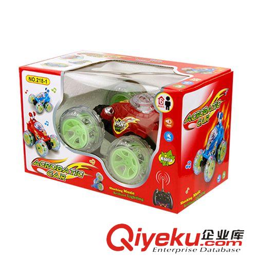交通工具/工程車 【tj促銷】可充電遙控特技車 翻斗翻轉跳舞帶音樂 兒童玩具車原始圖片3