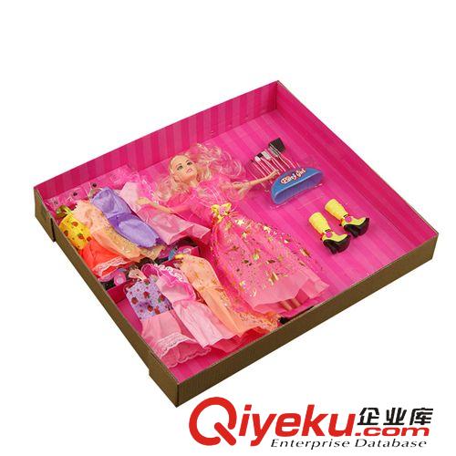 娃娃/公仔/玩偶 【tj促銷】 7套換裝芭芘娃娃模型玩具 女孩禮物 11寸娃娃批發(fā)原始圖片2