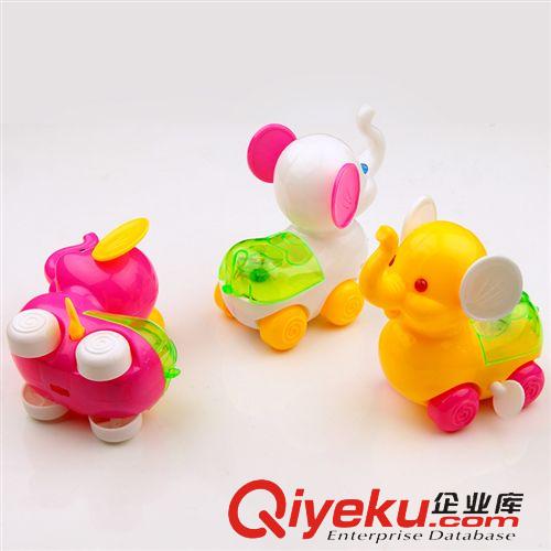 慣性/發條/拉線玩具 【人氣爆款】12009-A1兒童上鏈玩具  發條/上鏈發光大象 兒童玩具原始圖片3