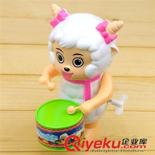 慣性/發條/拉線玩具 【熱銷上萬】熱賣發條上鏈玩具 羊羊敲鼓打鼓 義烏地攤貨源原始圖片2