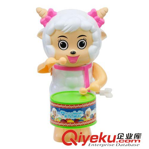 慣性/發條/拉線玩具 【熱銷上萬】熱賣發條上鏈玩具 羊羊敲鼓打鼓 義烏地攤貨源原始圖片3