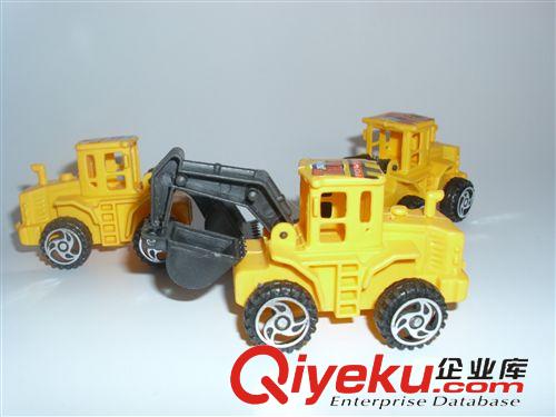 2元玩具 廠家直銷板裝工程車 挖土機(jī)  三個裝 寶寶{zh0}的玩具 玩具批發(fā)原始圖片3