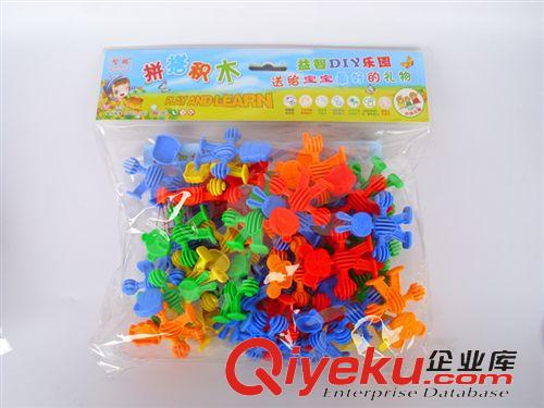 益智積木 蘑菇釘  批發(fā)兒童5兩-7兩拼插積木玩具 兒童益智雪花片  款式多 地?cái)偀豳u原始圖片3