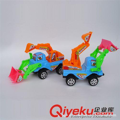 工程車(chē)玩具 廠家直銷(xiāo)板裝工程車(chē) 挖土機(jī)  三個(gè)裝 寶寶{zh0}的玩具 玩具批發(fā)