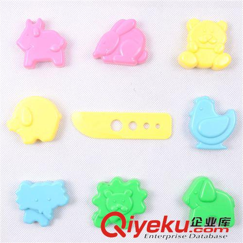 塑膠玩具系列 供應(yīng)9PCS一起過(guò)家家彩泥工具套裝模型玩具
