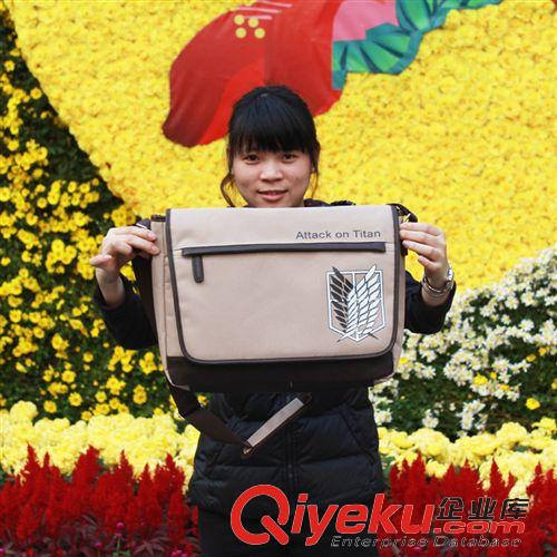 其他女包 2014新款進擊的巨人單肩包外貿出口單肩包斜紋布動漫單肩包原始圖片3