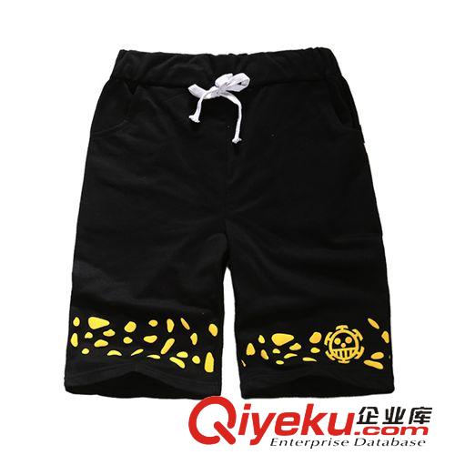 女式休閑褲 海賊王短褲褲子 路飛羅 喬巴短褲純棉褲子 外單出口船長原始圖片2