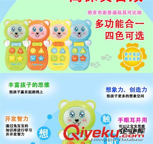 {zx1}產(chǎn)品 小博士音樂燈光卡通故事手機 助眠早教故事機　草莓投影故事機原始圖片2