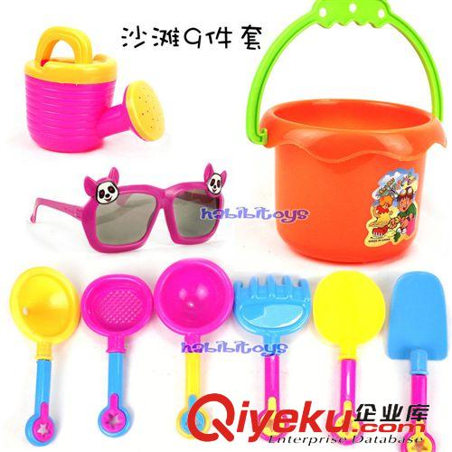 夏天熱銷玩具 特大號(hào)沙灘玩具寶寶玩沙子挖沙工具 兒童沙灘玩具13件套