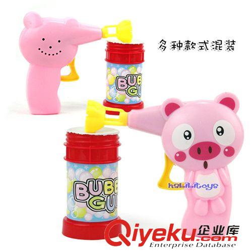 夏天熱銷玩具 手動(dòng)泡泡槍 可愛(ài)卡通造型多款圖案混裝 兒童吹泡泡玩具原始圖片3