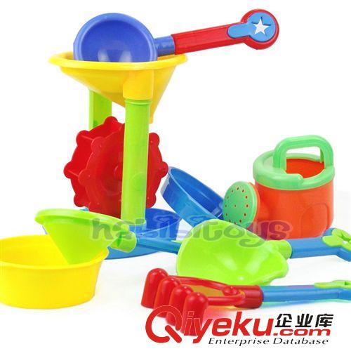 塑料玩具區(qū) 特大號(hào)沙灘玩具寶寶玩沙子挖沙工具 兒童沙灘玩具13件套原始圖片3