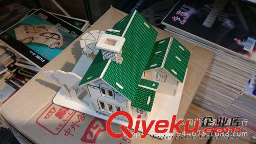 款式 類型 zpWP 3d木制立體拼圖模型 地攤貨 2014新款 海景別墅 DIY手工原始圖片3
