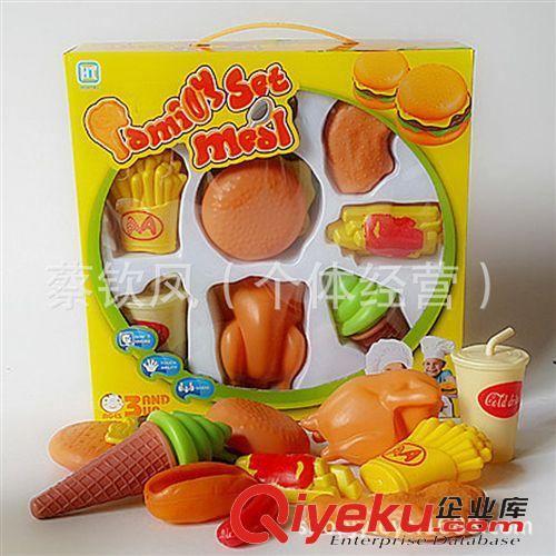 益智玩具 直銷兒童餐具玩具 仿真食物玩具 8812A麥當(dāng)勞食物大拼盤組合套裝原始圖片2