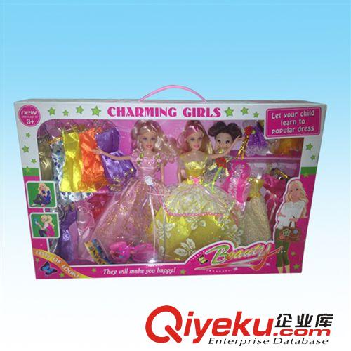 芭芘玩具 批發(fā)芭比娃娃公主禮盒 實身芭芘娃娃套裝玩具 芭芘禮品