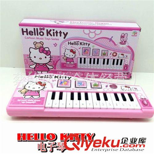 樂器類玩具 廠家直銷熱賣新款益智系列 兒童早教機(jī) Hello Kitty音樂電子琴原始圖片3